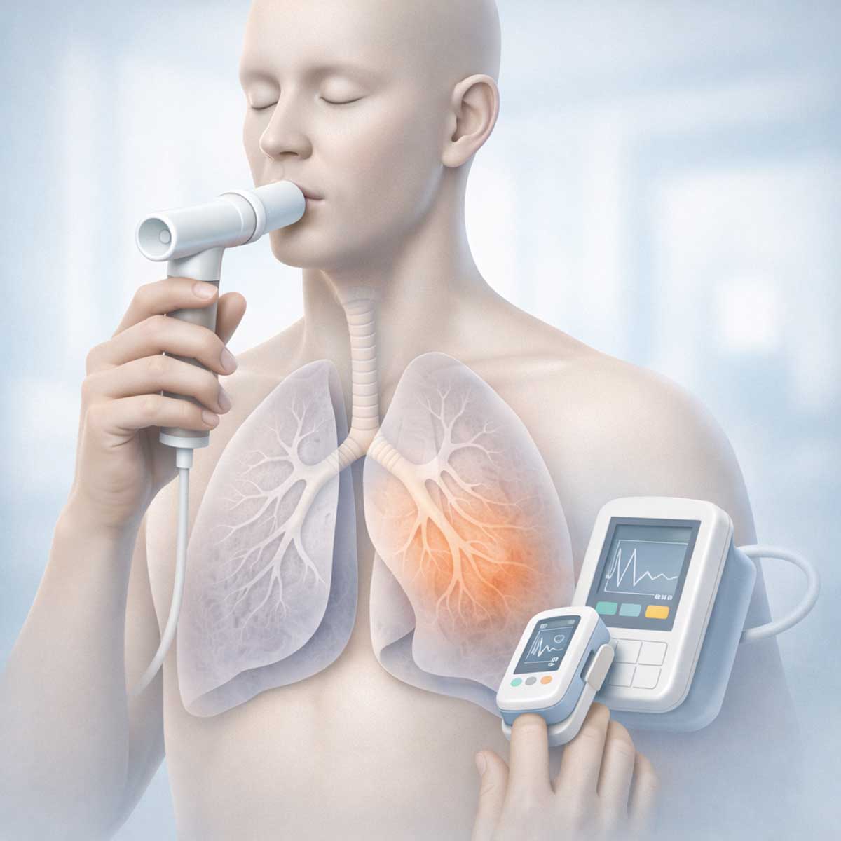 Диагностика дыхательной системы при одышке и пневмонии