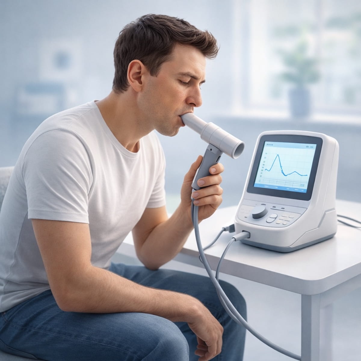 Диагностика одышки: исследование функции легких методом спирометрии