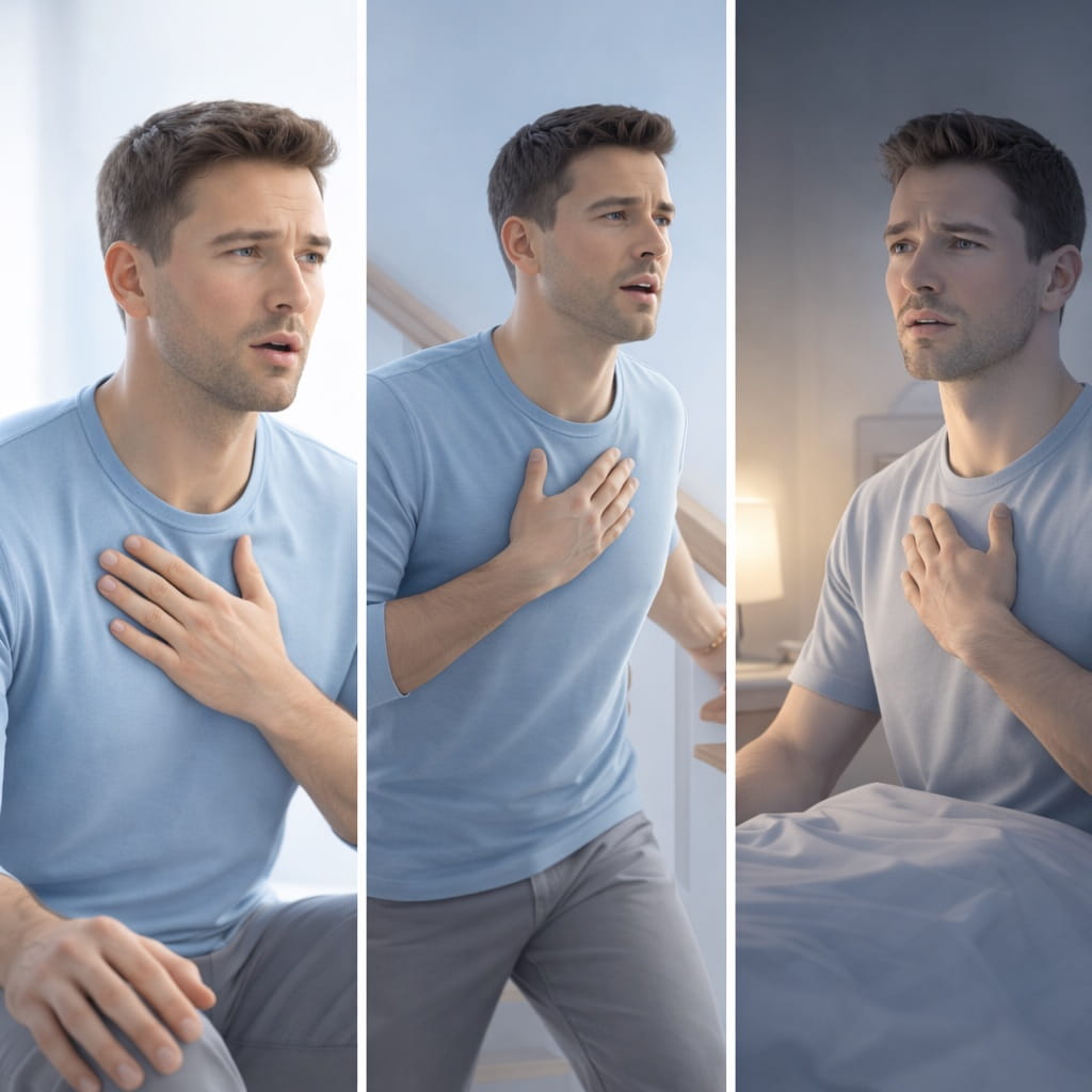 Разные жизненные ситуации, сопровождающиеся дыхательным дискомфортом