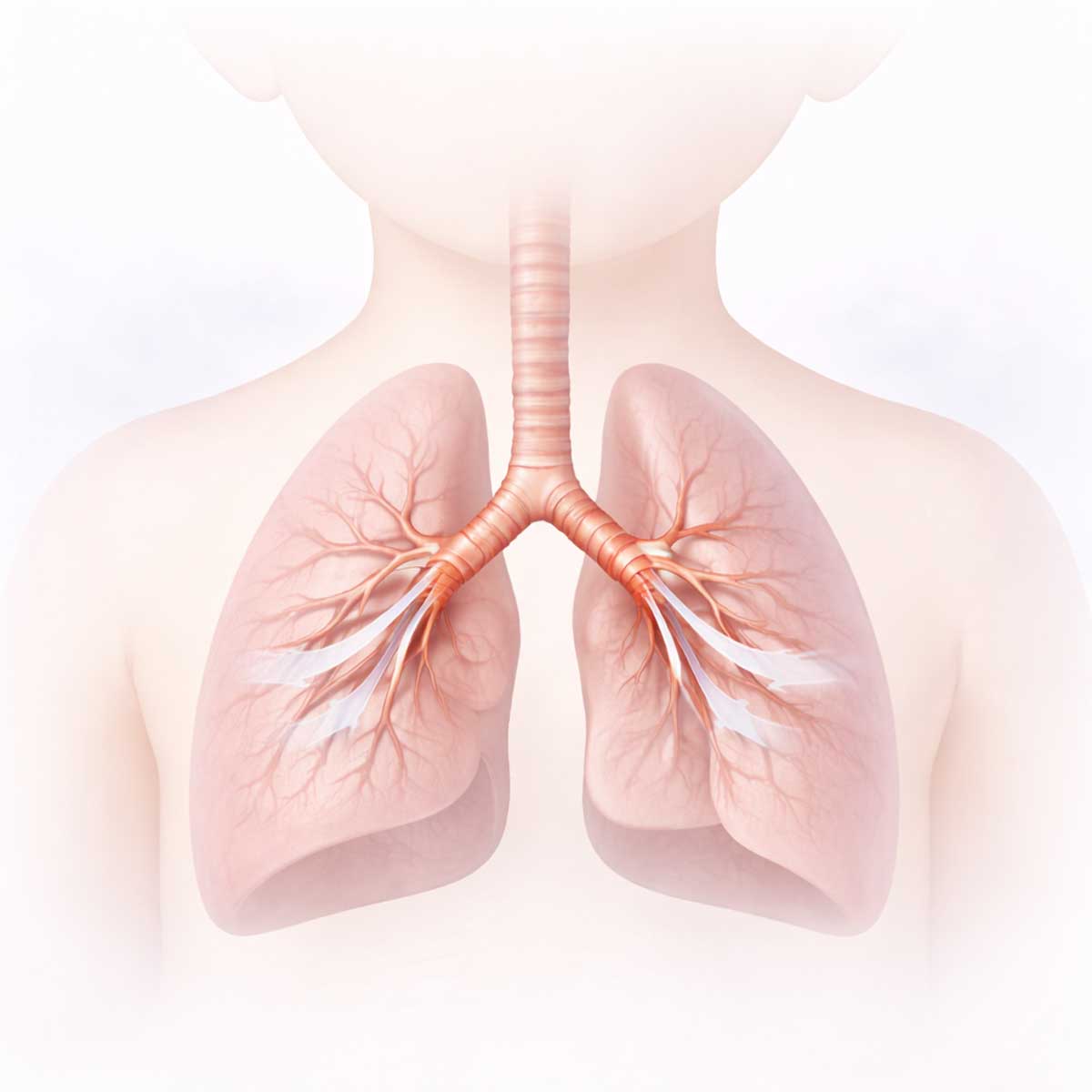 Обструктивный синдром у детей: сужение бронхов малого диаметра при воспалении дыхательных путей.