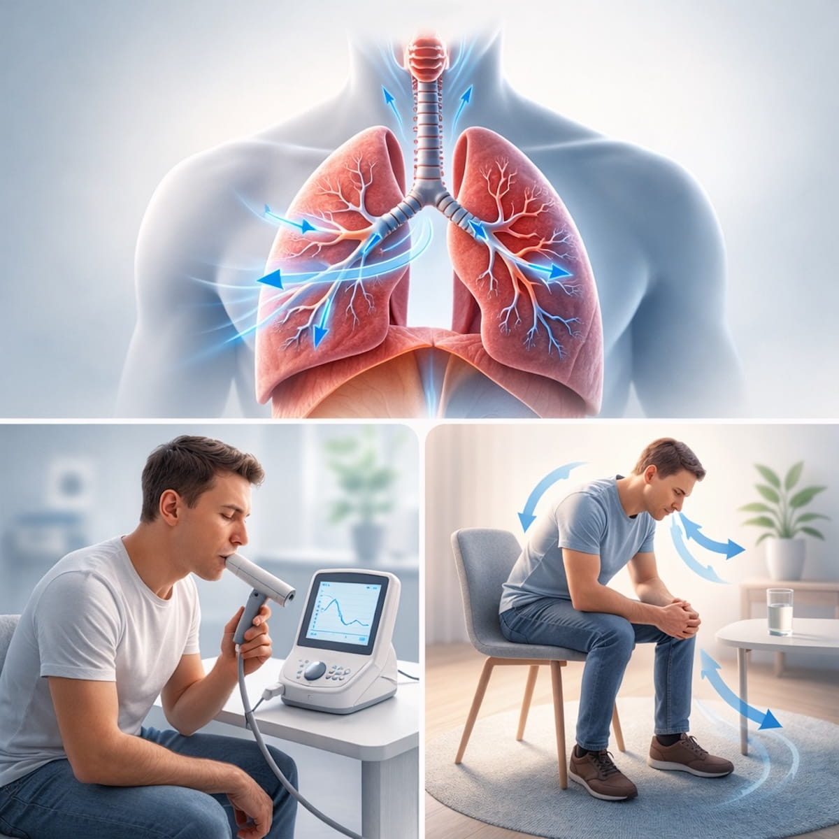 Одышка: механизм дыхания и движение воздуха в легких