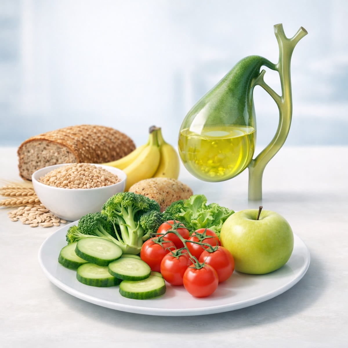 Профилактика образования желчных камней с помощью правильного питания и здоровых пищевых привычек.