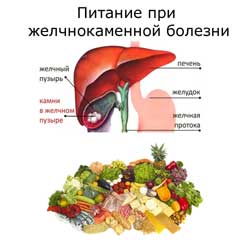 питание при желчнокаменной болезни