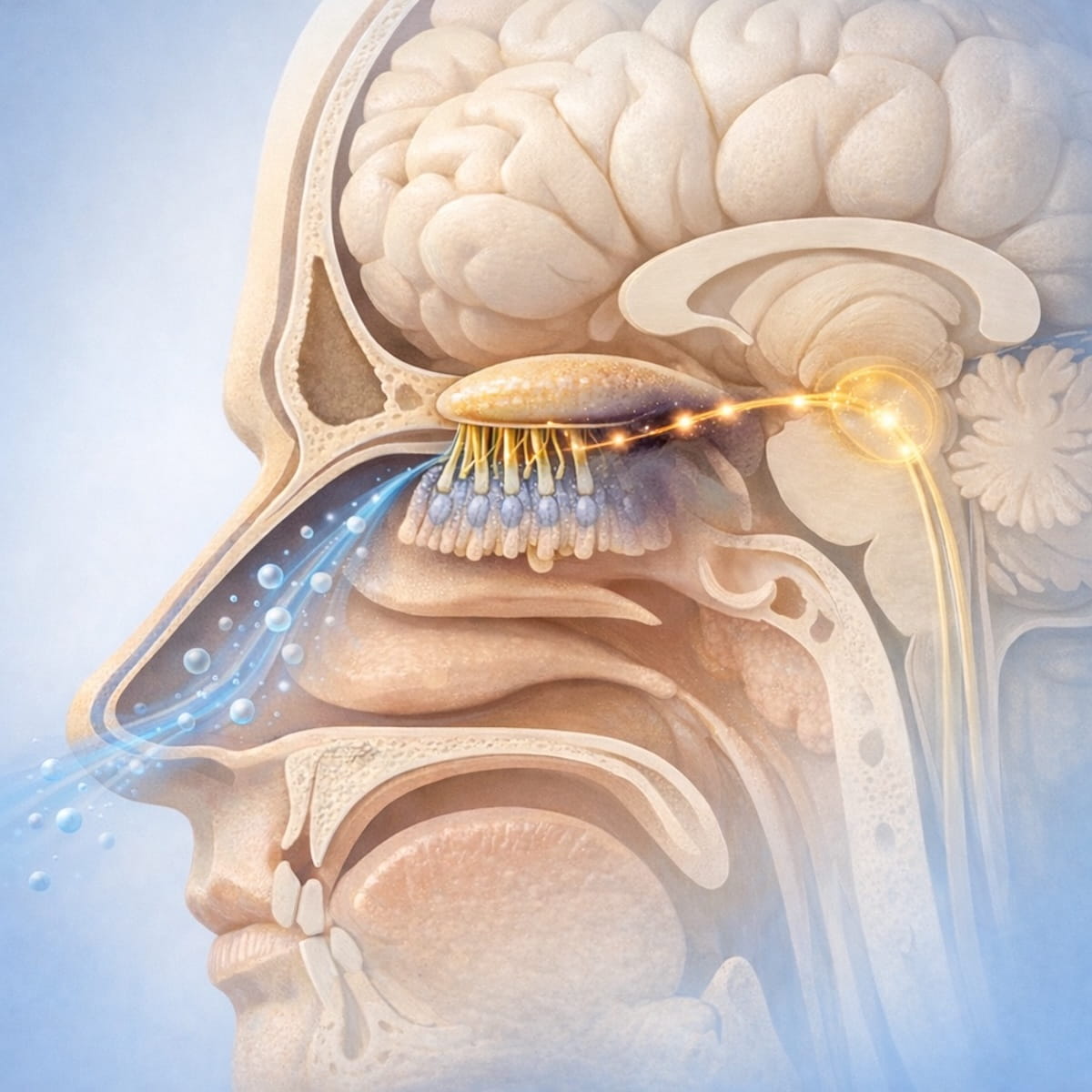 Потеря обоняния без насморка из-за нарушения передачи сигнала