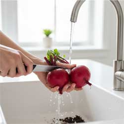 моют свеклу