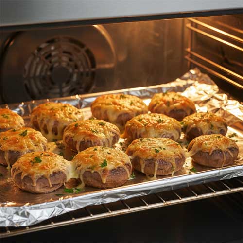 готовые фаршированные шампиньоны